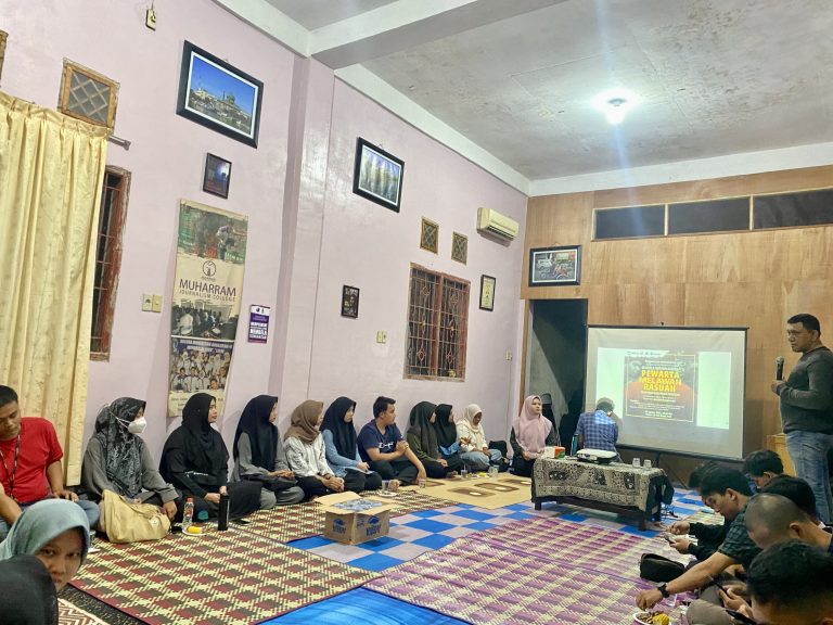 MaTA ACEH GELAR DISKUSI DAN NOBAR PEWARTA MELAWAN RASUAH