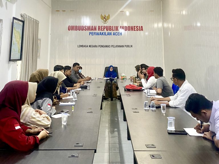 MaTA LAKUKAN AUDIENSI DAN DISIKUSI DENGAN OMBUDSMAN ACEH