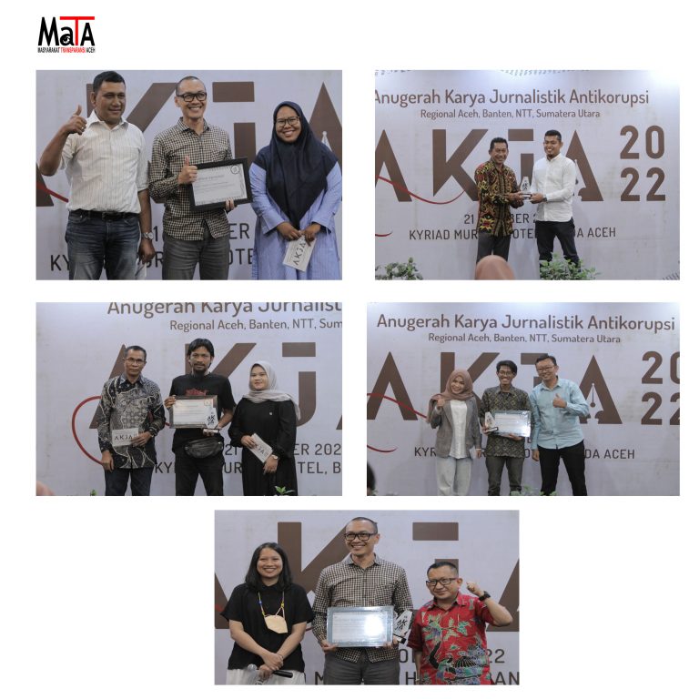 ICW dan MaTA Umumkan Pemenang Anugerah Karya Jurnalistik Antikorupsi 2022